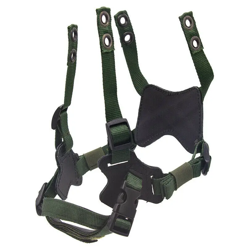 Paintball Hunting Helmet Suspension Chin Strap for Tactical LWH M88 Helmet BK/OD