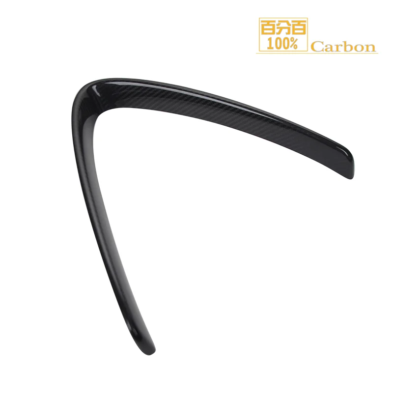 

Real Dry Carbon Fiber Front Grill Protective Frame Cover Trim for Alfa Romeo Giulia 2016-2018