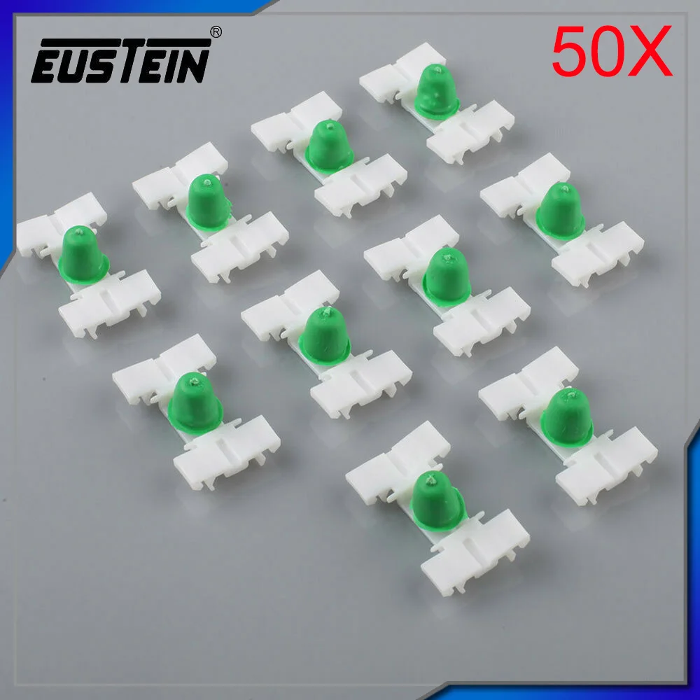 50x Exterior Car Door Fender Moulding Bump/Rub Strip Rivets Trim Fastener 51131960054 D229