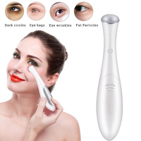 Electric Eye Massager Metal Probe Head Wrinkle Dark Circles Removal Pen Anti Aging Negative Ion Vibration Face Lifting Tool