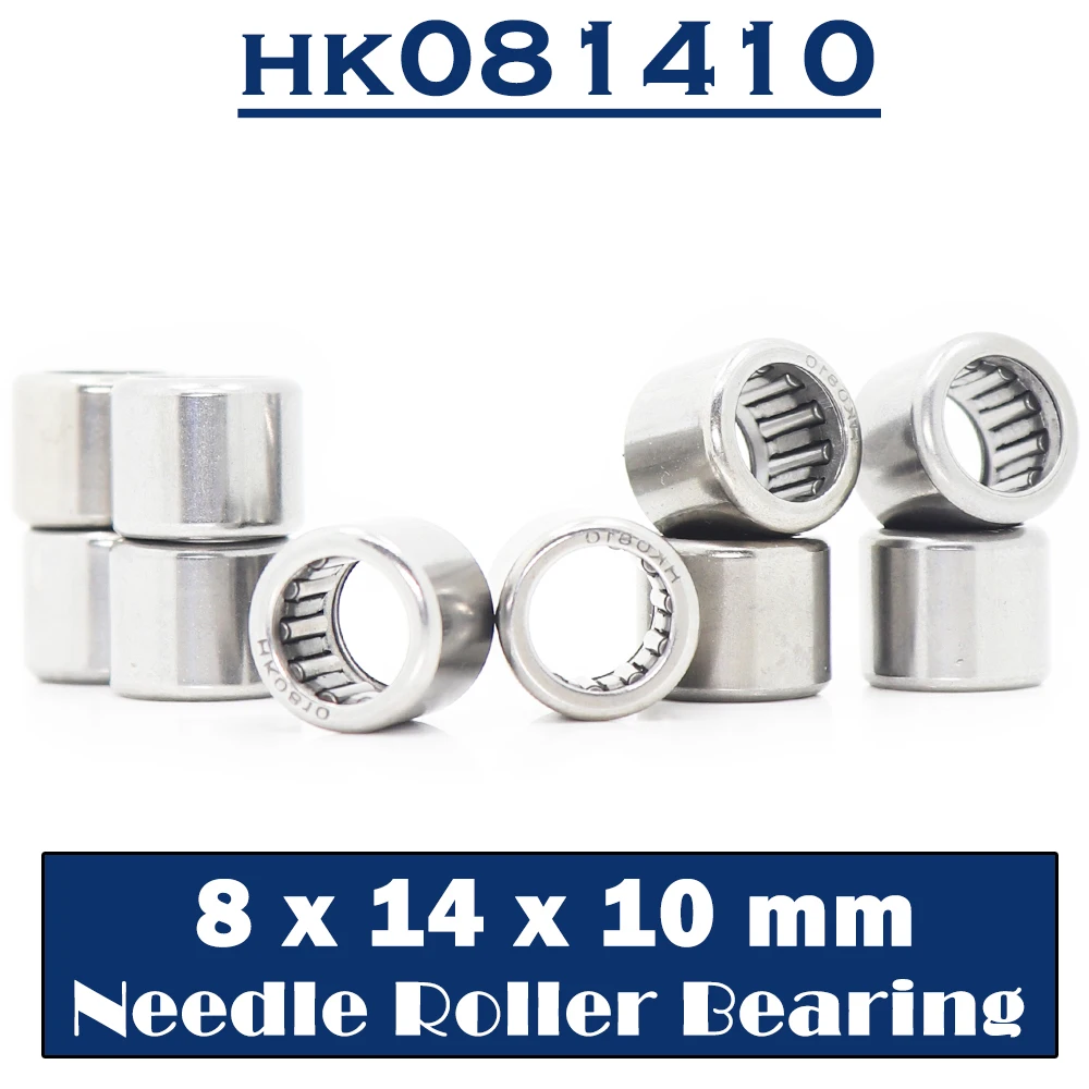 HK081410 Needle Bearings 8*14*10 mm ( 10 PCS ) Drawn Cup Needle Roller Bearing HK081410  7941/8