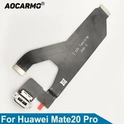 Aocarmo Type-C USB Charging Port Charger Dock Connector Flex Cable For Huawei Mate 20 Pro LYA-AL00