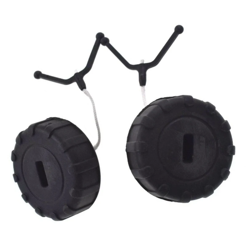 2pcs Fuel Oil Tank Fuel Covers Kit For Stihl MS170 MS180 Chainsaws Replace Accessory Fuel Tank Oil Cover Cap Spare Parts