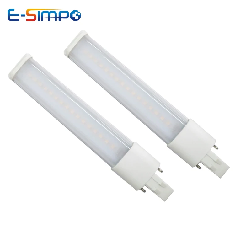 

5pcs led lamp G23 GX23 110V 220V 5W 6W 7W led PL light bright 450-750Lm plug and play led bulb replace CFL light Full Tracking