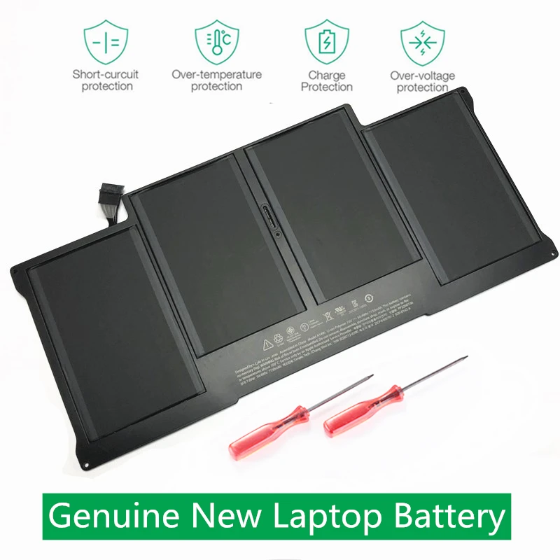 

ONEVAN New Laptop Battery A1496 For Apple MacBook Air 13" A1466 2013/2014/2015 MD760LL/A MD761CH/A 7.6V 7150mAh