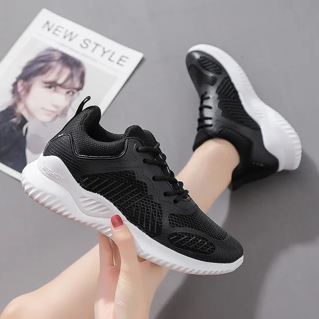 Outdoor Free Running for Women Jogging Walking Sports Shoes High-quality Lace-up Athietic Breathable Blade Sneakers Women Sshoes