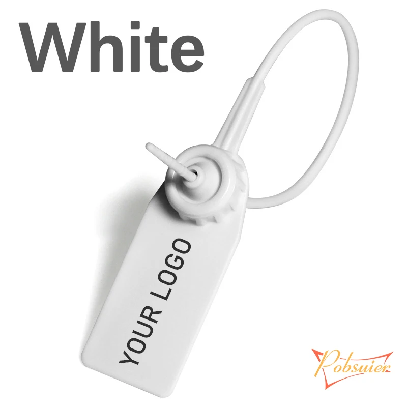 Pobsuier 100Pcs Custom Plastic Labels Kleding Merk Tag Wegwerp Gepersonaliseerde Security Hang Tags Voor Kleding Schoenen 180mm/7.1"