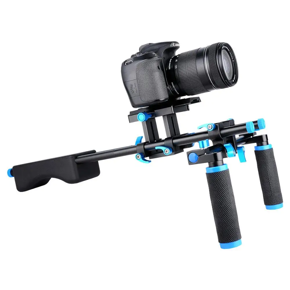 Camera Shoulder Rig Portable FilmMaker System With Camera/Camcorder Mount Dual-hand Handgrip For DSLR Video Cameras DV Camcorder