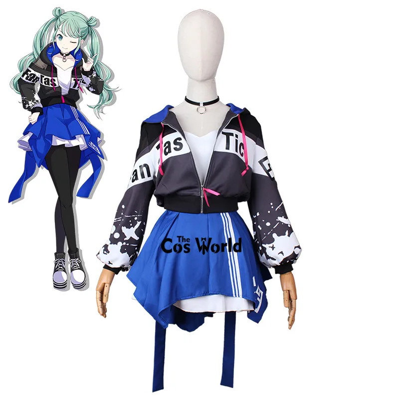 Project Sekai Colorful Stage Feat Vivid BAD SQUAD Miku Outfits Anime Customize Cosplay Costumes