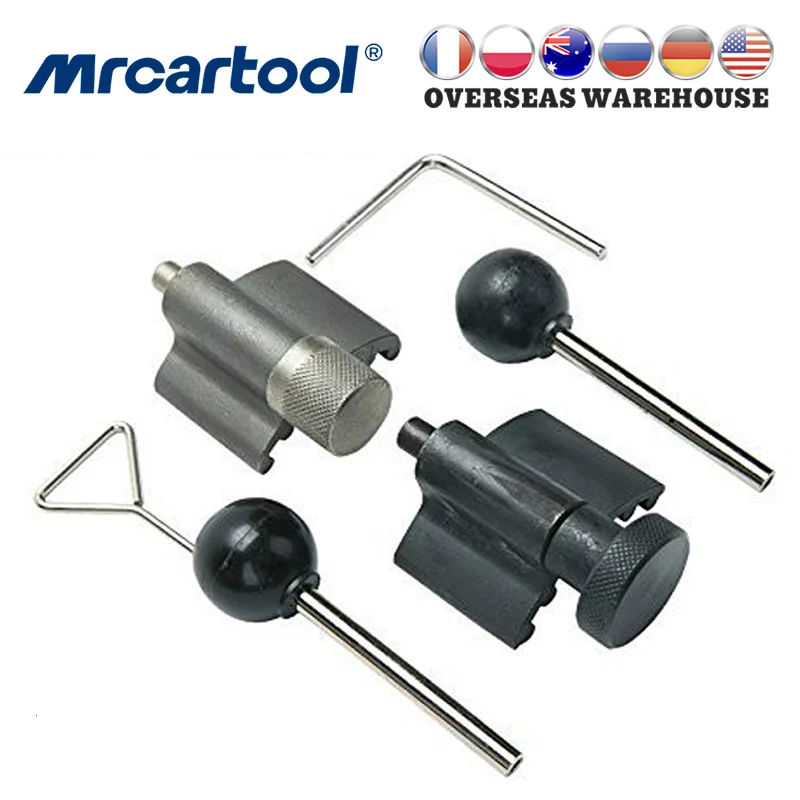 

MRCARTOOL 6PC Diesel Engine Timing Camshaft Locking Tool Belt Tensioner Tools Kit For 2.0 TDI VW AUDI A4/A6 T10050 T10100 ST0049