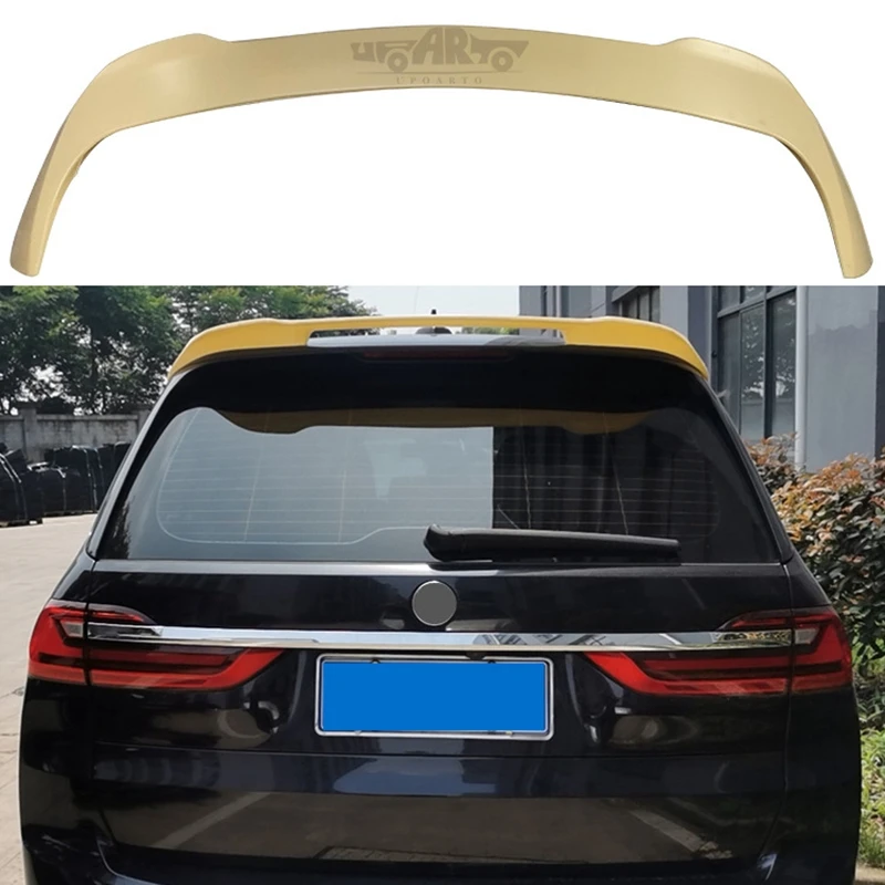 

For BMW BMW X7 G07 2019+ high quality ABS Plastic Unpainted Color Rear Spoiler Wing Trunk Lid Cover Car Styling