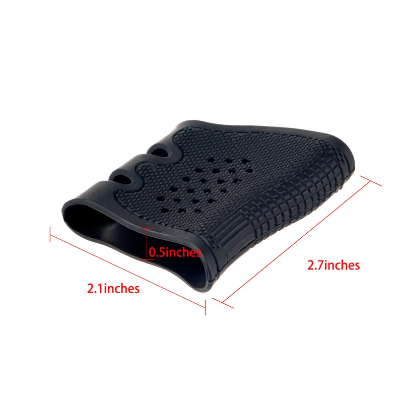 Tactical Universal Anti-slip Holster Outdoor Equipment Protection Soft Rubber Sleeve Cover Hunting Accessories For GK Series