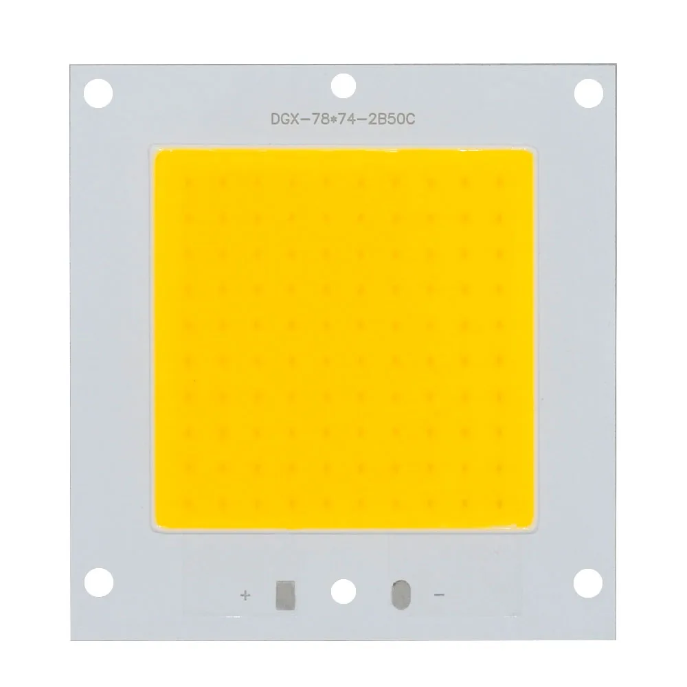 2PCS LED COB Chip 2B50C High Power 50W 300mA LED COB Lamp Beads DC150V For DIY Spotlight Outdoor Light Board Cold White Square