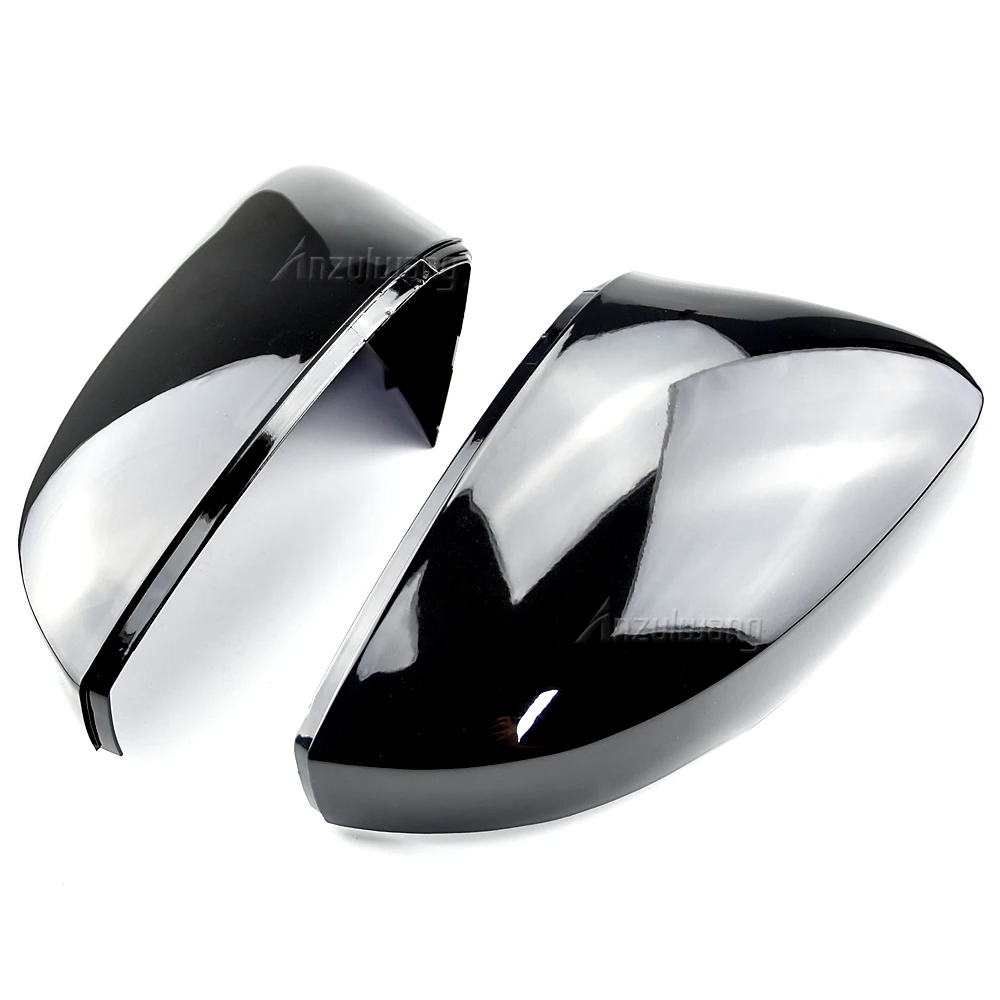 Coque de rétroviseur noir brillant, coque de remplacement pour Volkswagen VW Polo Mk5, 6R, 6C, 2009-2017