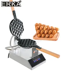 ERKA directly factory price Commercial electric  Non-stick bubble egg waffle maker style puff cake oven machine 110V 220V