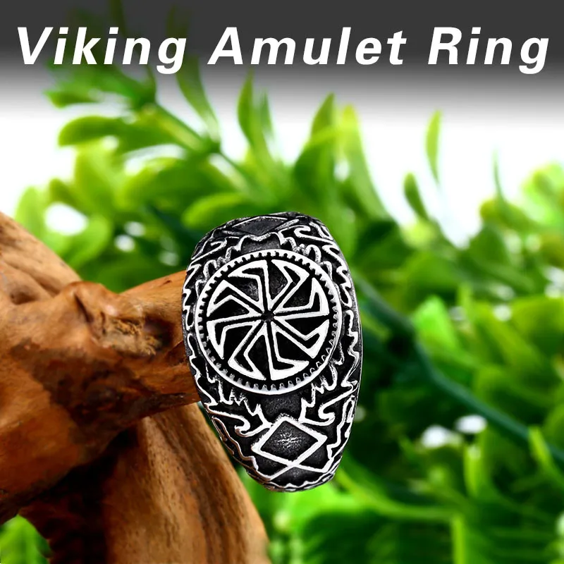 Beier 316L Stainless Steel high quality Nose viking for men scandinavian Runic Amulet Ring fasion jewelry LR582