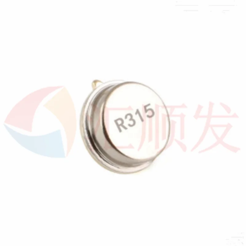 5pcs!!! In-line crystal oscillator R433A 433Mhz R315A 315Mhz round tripod surface acoustic resonator