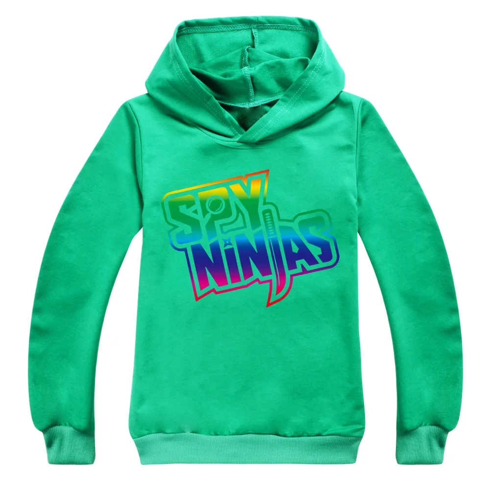 Spring Boys SPY NINJA Hoodies Tees Cotton Boys Clothes Shirts for Teenage Girls Anime Cosplay T-Shirt Little Kids Hooded Tops