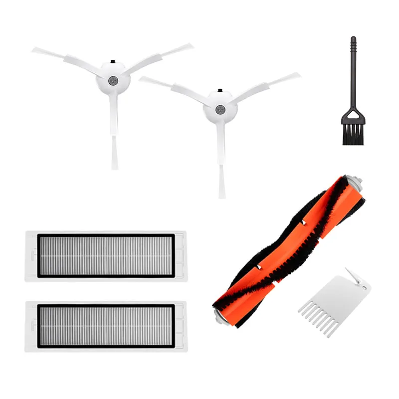 Rodillo principal central + cepillo lateral + filtro de aire Hepa para Xiaomi Gen1 Gen2 Gen1S Mi Robot 1/2/1S, aspiradora SDJQR01RR