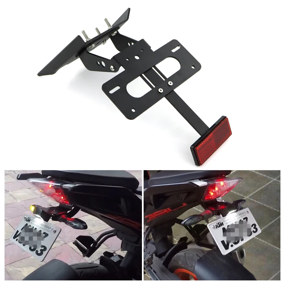 

Fender Eliminator Fit For KTM 125 Duke 200 Duke 390 Duke 2017-2023 Motorcycle Aluminum Rear Tail Tidy License Plate Holder