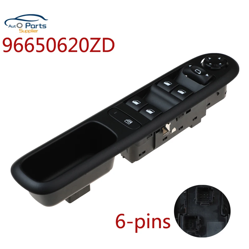 

96650620ZD FL Master Power Window Switch For Peugeot 3008 5008 Hatchback Wagon Door Lifter Switch 6490X6