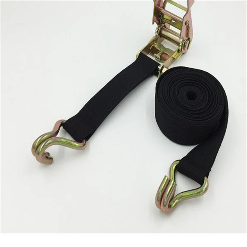 Cargo bundle with tensioner fixed tightener rope retractor double hook webbing section 3.8CM1 meter
