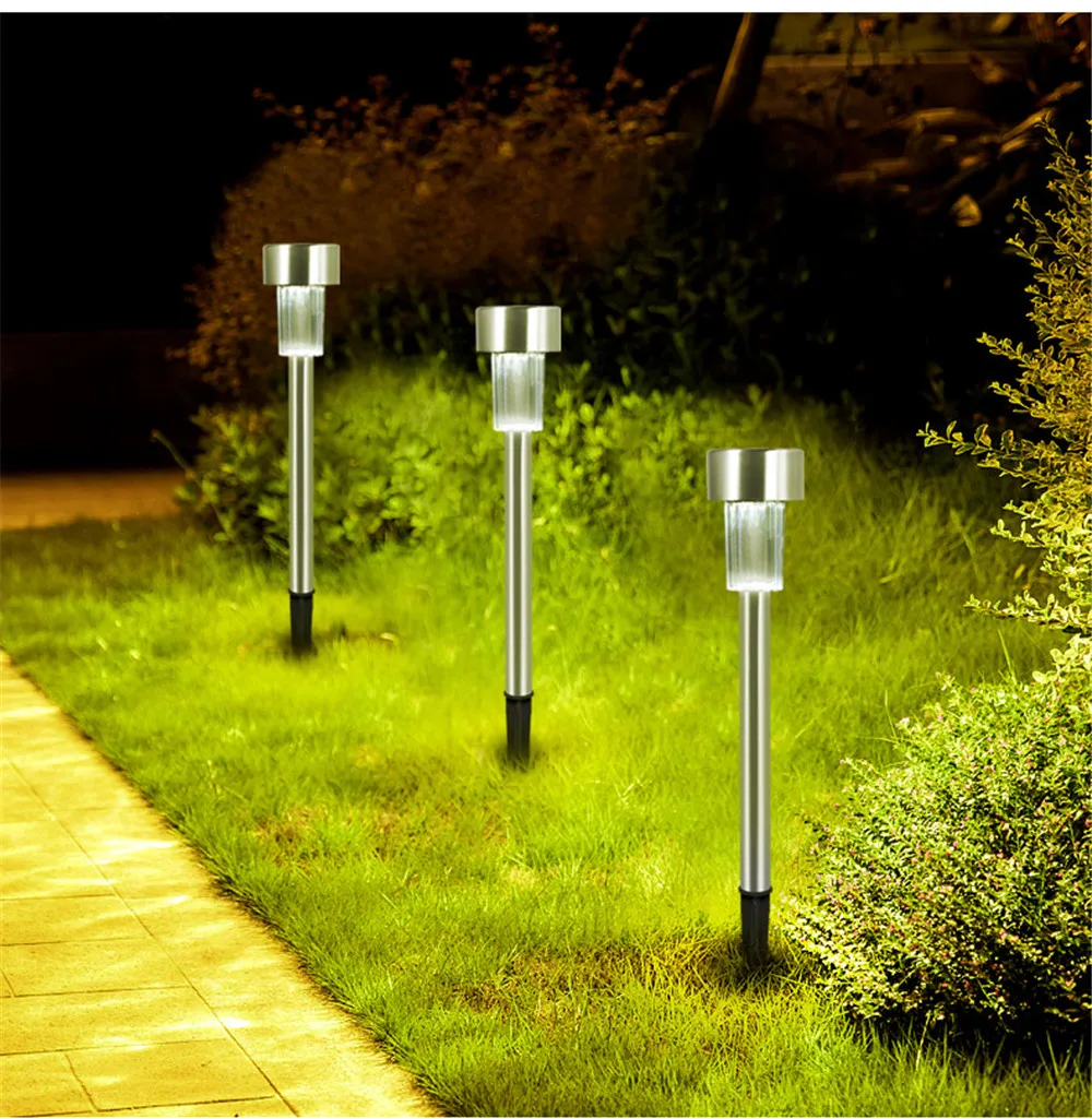 

6Pcs Outdoor Solar Garden Light Solar Power Lantern Waterpoof Landscape Decoration Lighting for Pathway Yard Lawn Sunpower Lamp