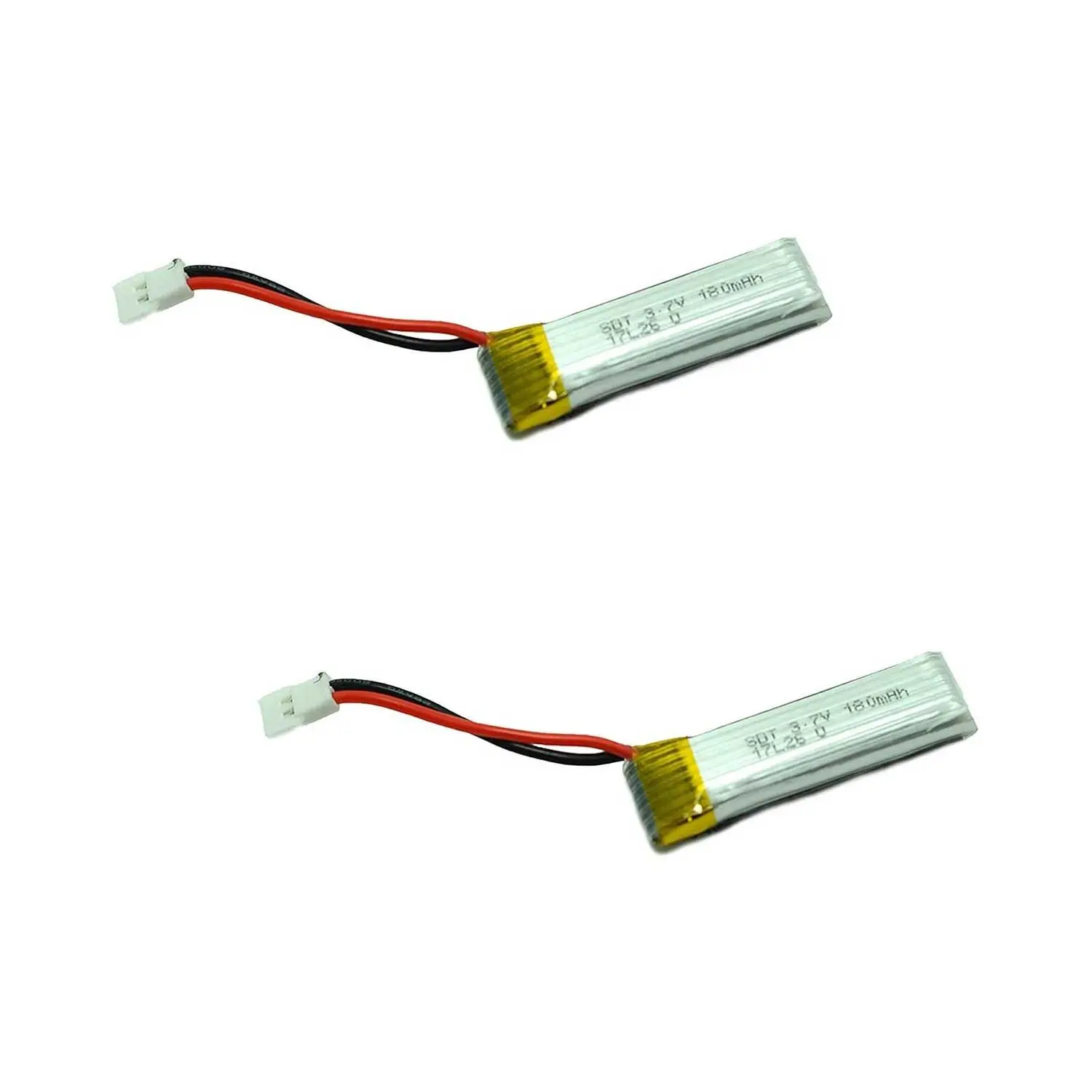 VOLANTEX RC 2pcs 3.7V 180mAh PB3101 Lipo Rechargeable Battery for RC Airplane 761-1 Trainstar Mini