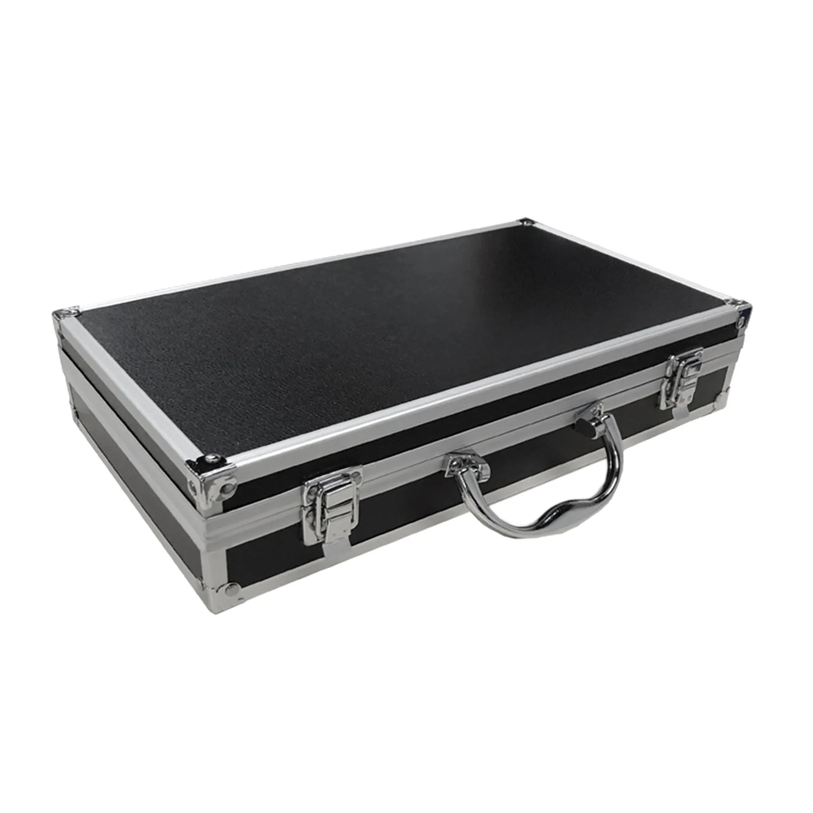 Microphone Carrying Case Storage Toolbox Mic Foam Case Suitcase Impact Resistant Compartment Sound Card Microphone Aluminum Box