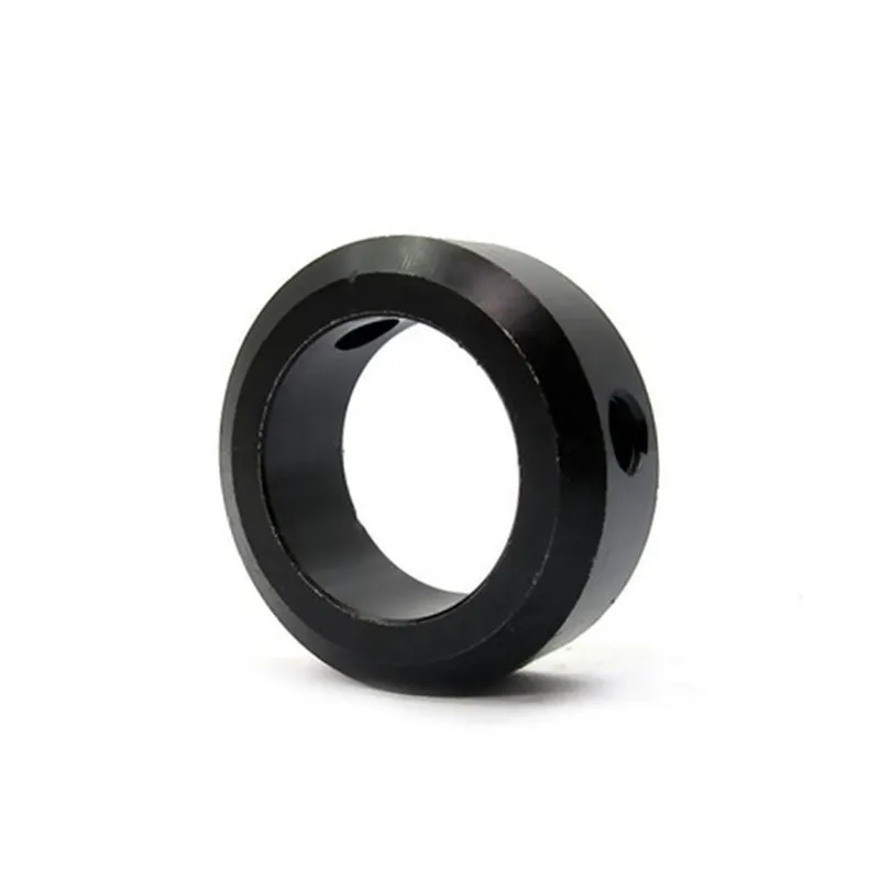 Anillo de retención SOH / SOC 45 #, 10 piezas, acero al carbono/tornillo de aleación de aluminio, anillo espaciador de collar de eje de aluminio
