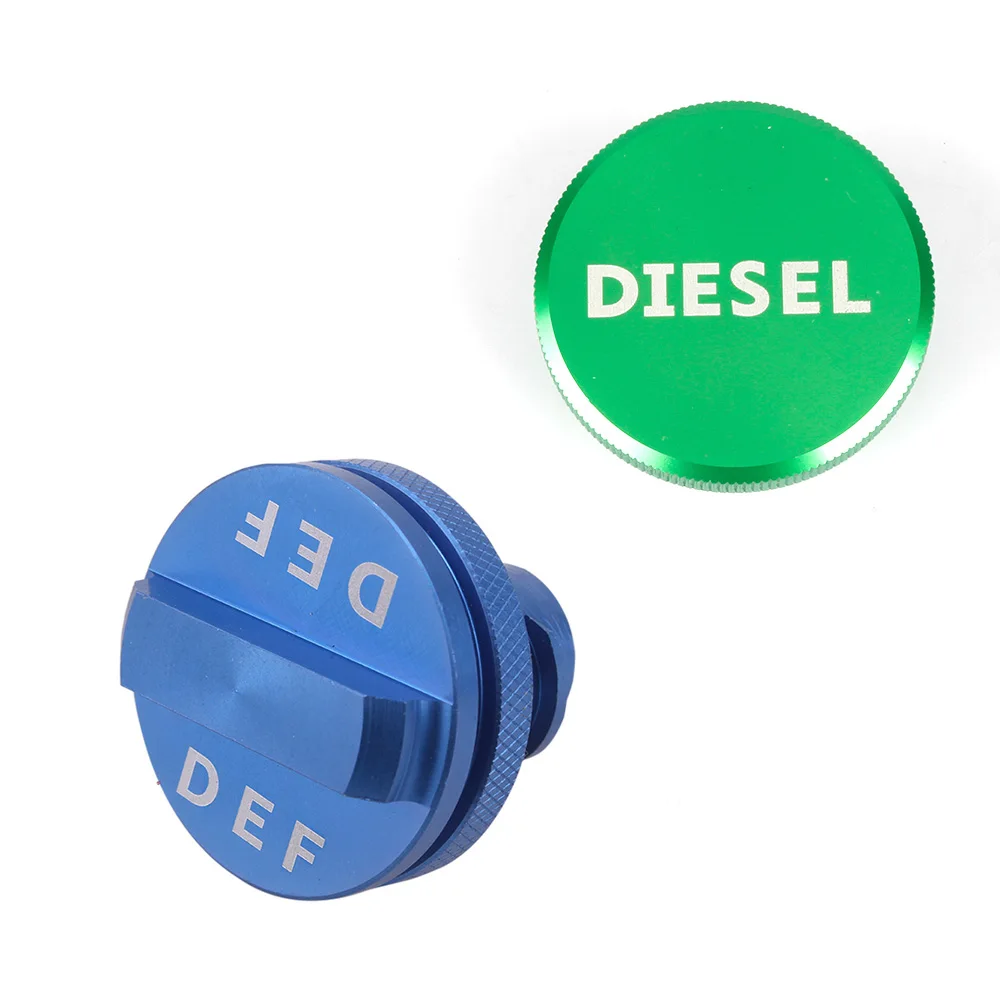 RASTP-1 SET Aluminum Magnetic Dodge Ram Diesel Fuel Cap+DEF Cap For Dodge Ram 1500 2500 3500 diesel RS-CAP016