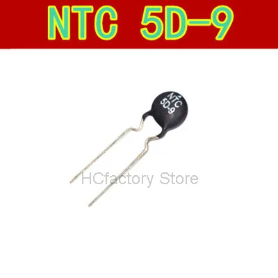 NEW Original 100pcs/lot Thermistor Resistor 5D-9 NTC5D-9 DIP ntc 5D9 5MM Wholesale one-stop distribution list