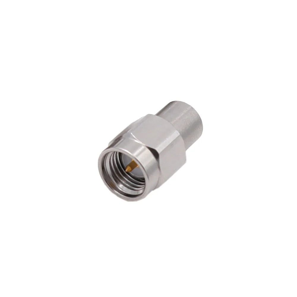 0-18GHz 2W 50ohm SMA Male RF Coaxial Termination Dummy Load Connector Socket Brass Straight Coaxial RF Adapters