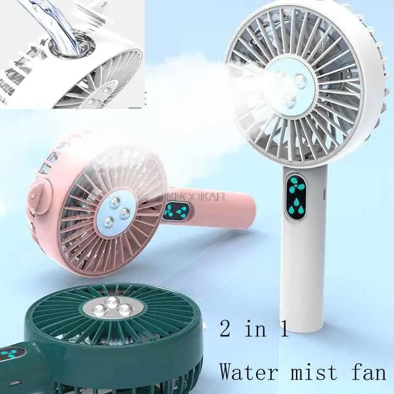 

Portable Fan Water Mist Maker Mini Cooler Usb Small Fan Cooling Face Fan Sprayer Steamer Water Cooler USB Fan Cooler Mini Fan