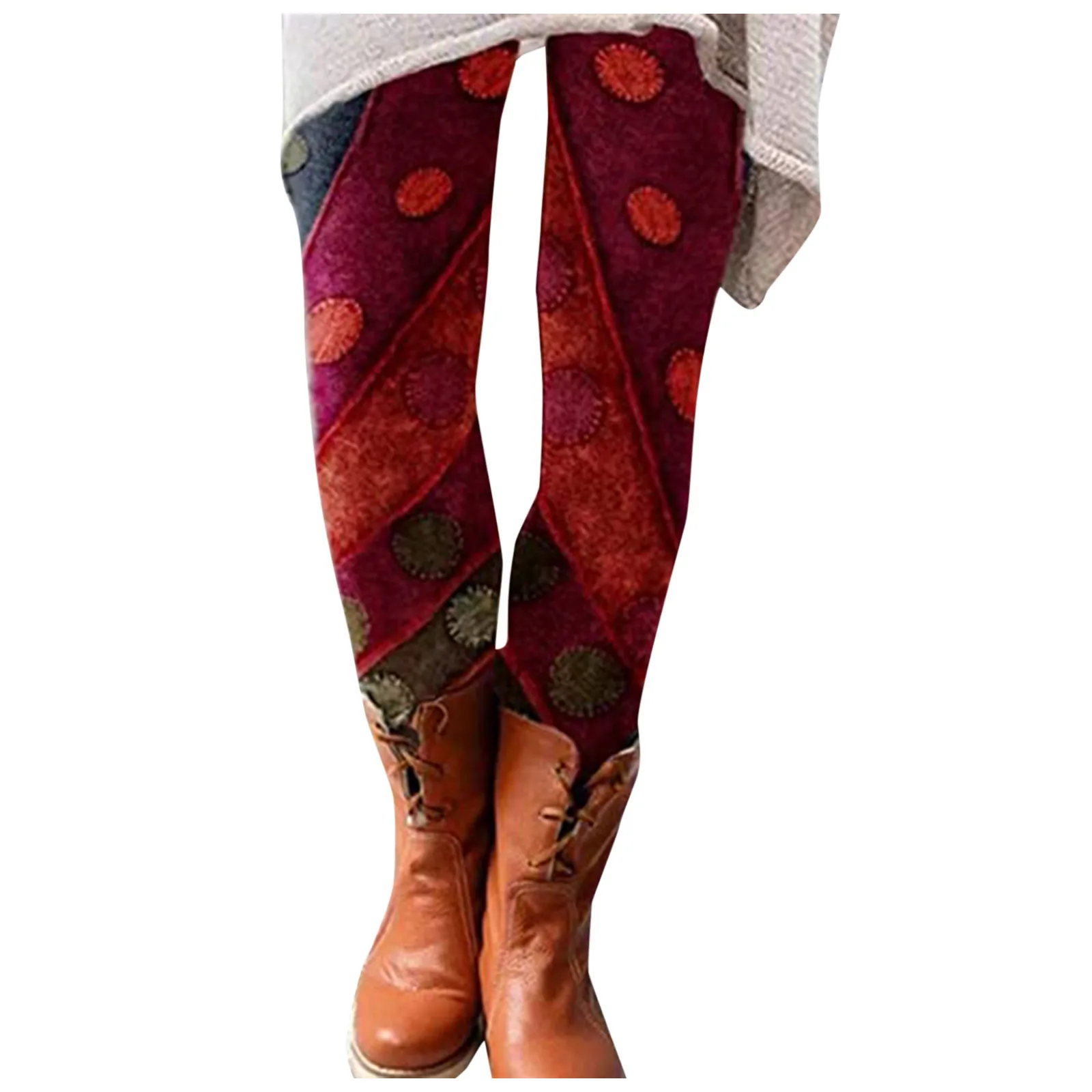 Winter Leggings Women Plus Size Printing Leggings Warm Velvet Leggings High Waist Solid Leggings Pants Women Leggings ropa mujer