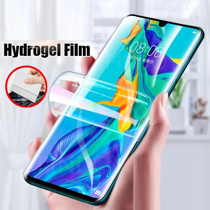 Screen Protector Hydrogel Film for Huawei Y9 Y5 Y7 2019 Y7 2018 Protective Film on Huawei Y6 Prime Y7 Y6 2019 Film Not Glass