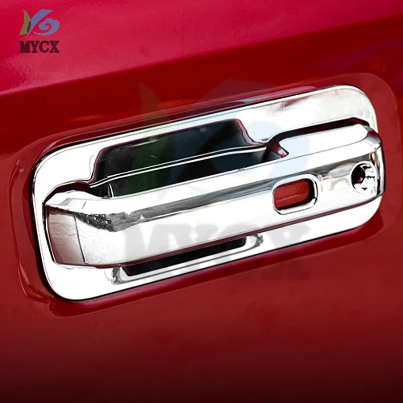 Fit for Ford Raptor F-150 2015-2020 ABS chrome plating Car Accessories ABS Carbon Color Car Door Cup Bowl Cover Trim 4pcs