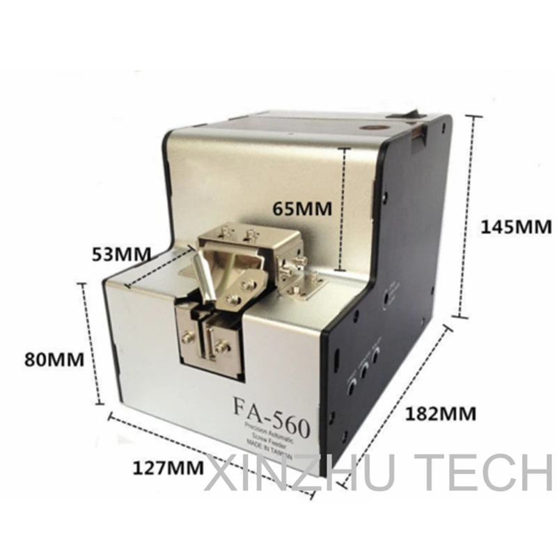 Alimentador automático de tornillos, máquina transportadora de arreglo de tornillos, dispensador de tornillos ajustable, FA-560, 110-220mm, 1,0 V/6,0 V, novedad