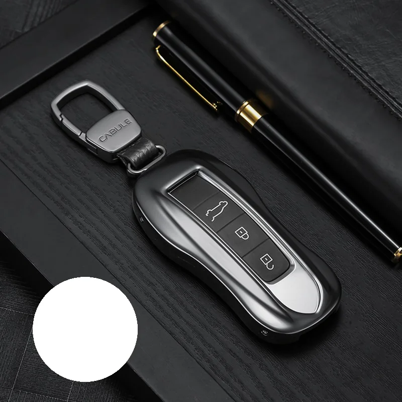 High Quality Aluminium Alloy Remote Smart Key Cover Fob Case key Shell For Porsche Panamera 2017-2019 Cayenne 2018 2019