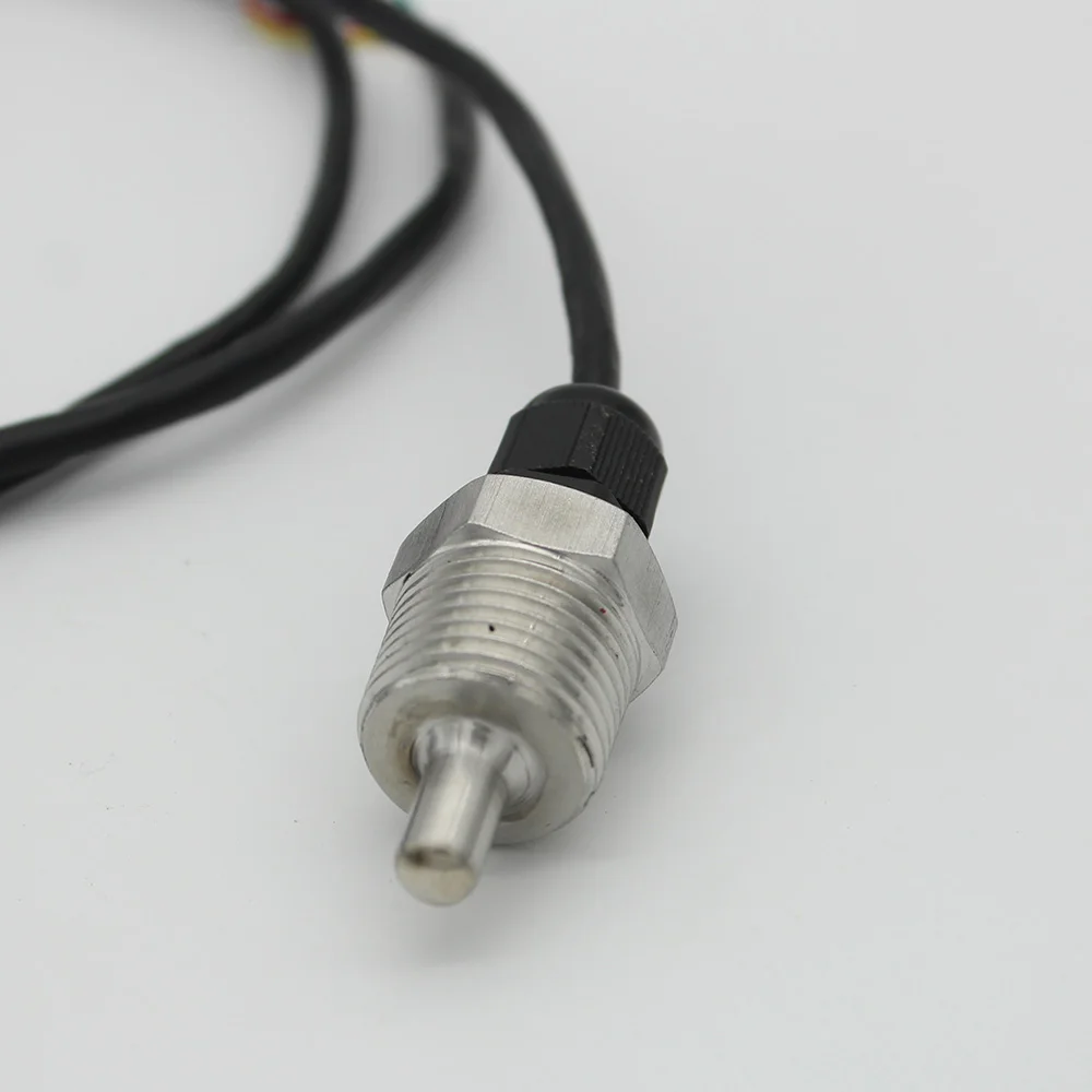 DS18B20 Digital Temperature Sensor G1/2" Thread Probe DIA=7mm 1m PVC 3-core Wire SUS304 Stainless Steel Shell