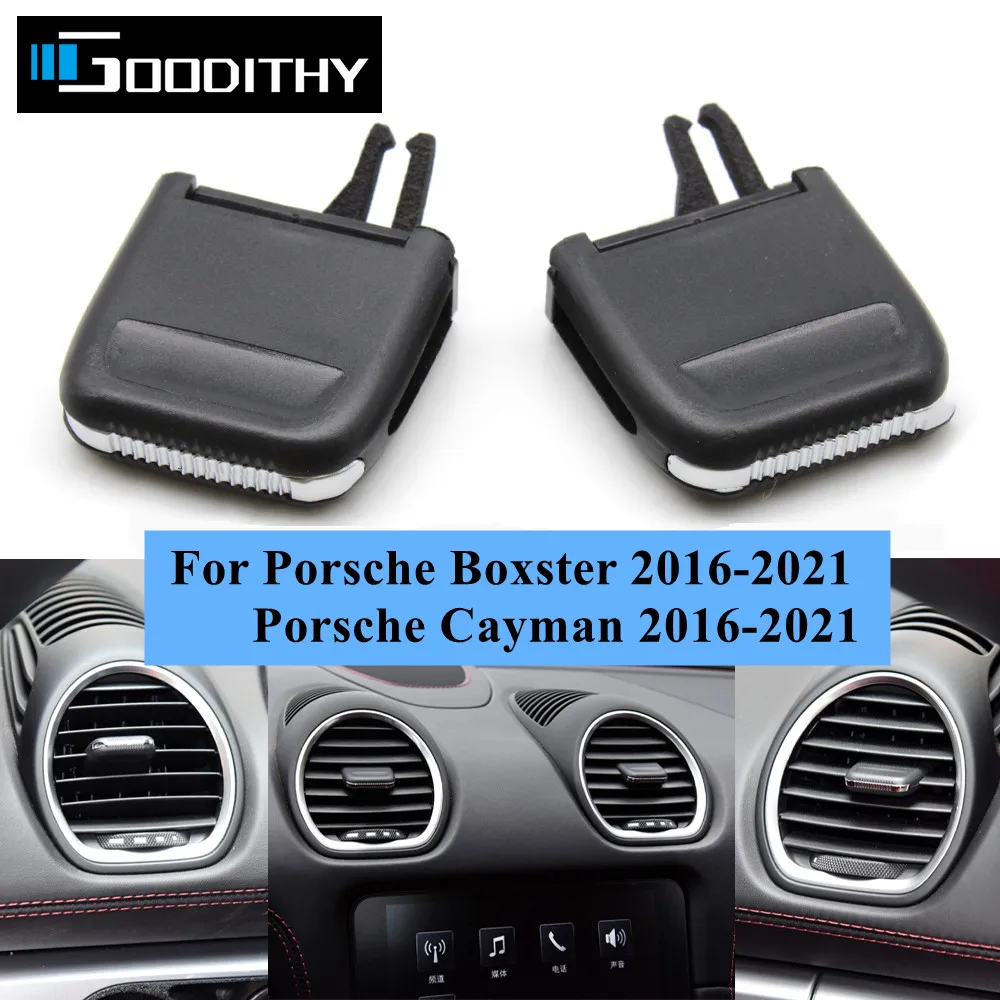 

Car Interior Front Door Air Vent Grille Plastic Clip Slider Repair Kit For Porsche Boxster Cayman 2016-2021