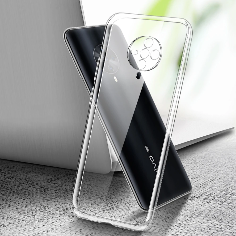 

Original Clear Phone Case for VIVO S6 Z6 5G Camera Protective Soft TPU Transparent Shockproof Back Cover VIVOS6 VIVOZ6 Funda Bag