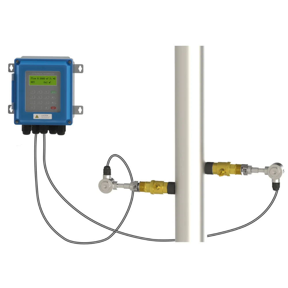 Sensor de tipo de inserción de TUF-2000B, medidor de flujo ultrasónico de agua, sensor de alta temperatura, DN50-6000mm