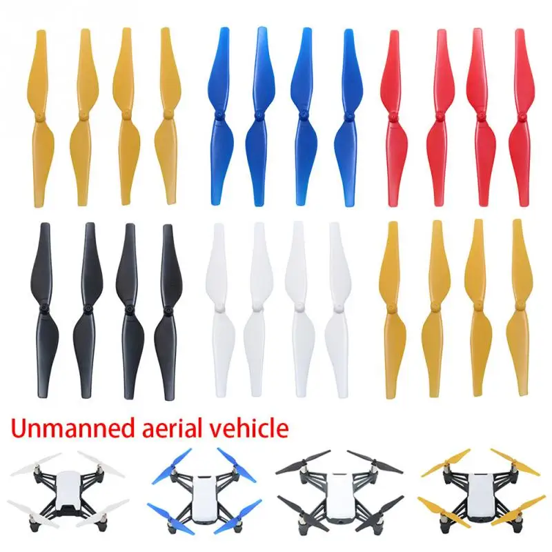 4PCS Remote Control Propeller Hot Sell Toy Parts High Quality Colorful Propellers For DJI Tello Drone Blade Accessories Parts