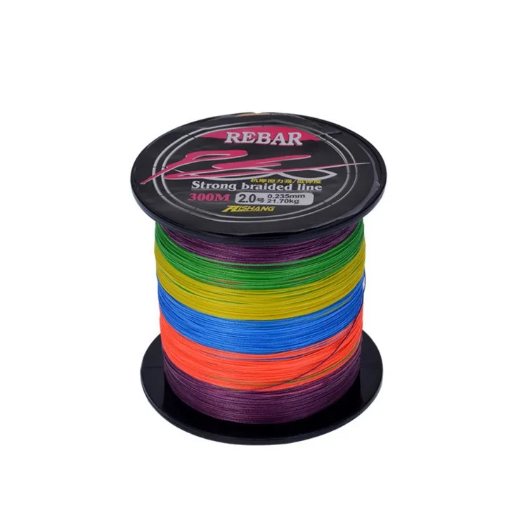 PE 8 Braided Fishing Line 300M Multicolored Super Strong 8 PLYS Japan Multifilament  10 meters 1 color 0.4#-8# 4.8kg-43.5kg