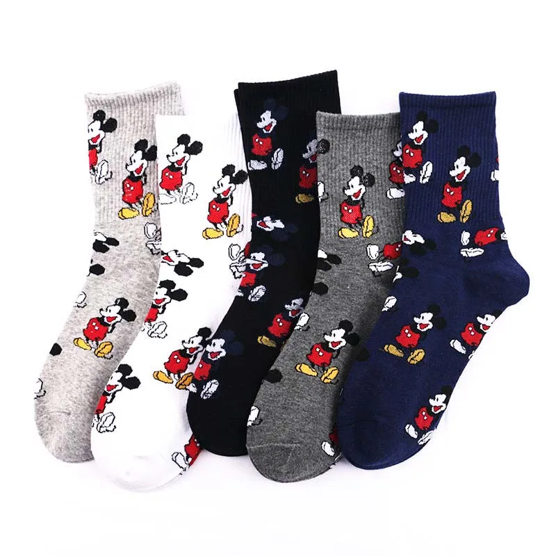 ARMKIN Korean Style women Cute cartoon Mouse Socks Fashion Funny Happy Novelty autumn winter Women Sock cotton calcetines mujer