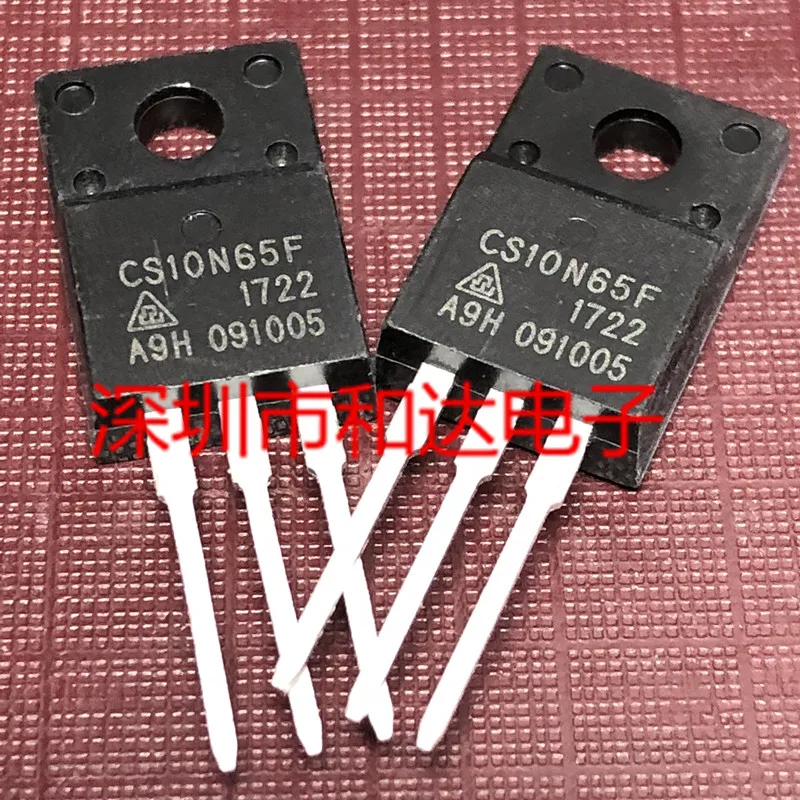 10pcs CS10N65F  TO-220F