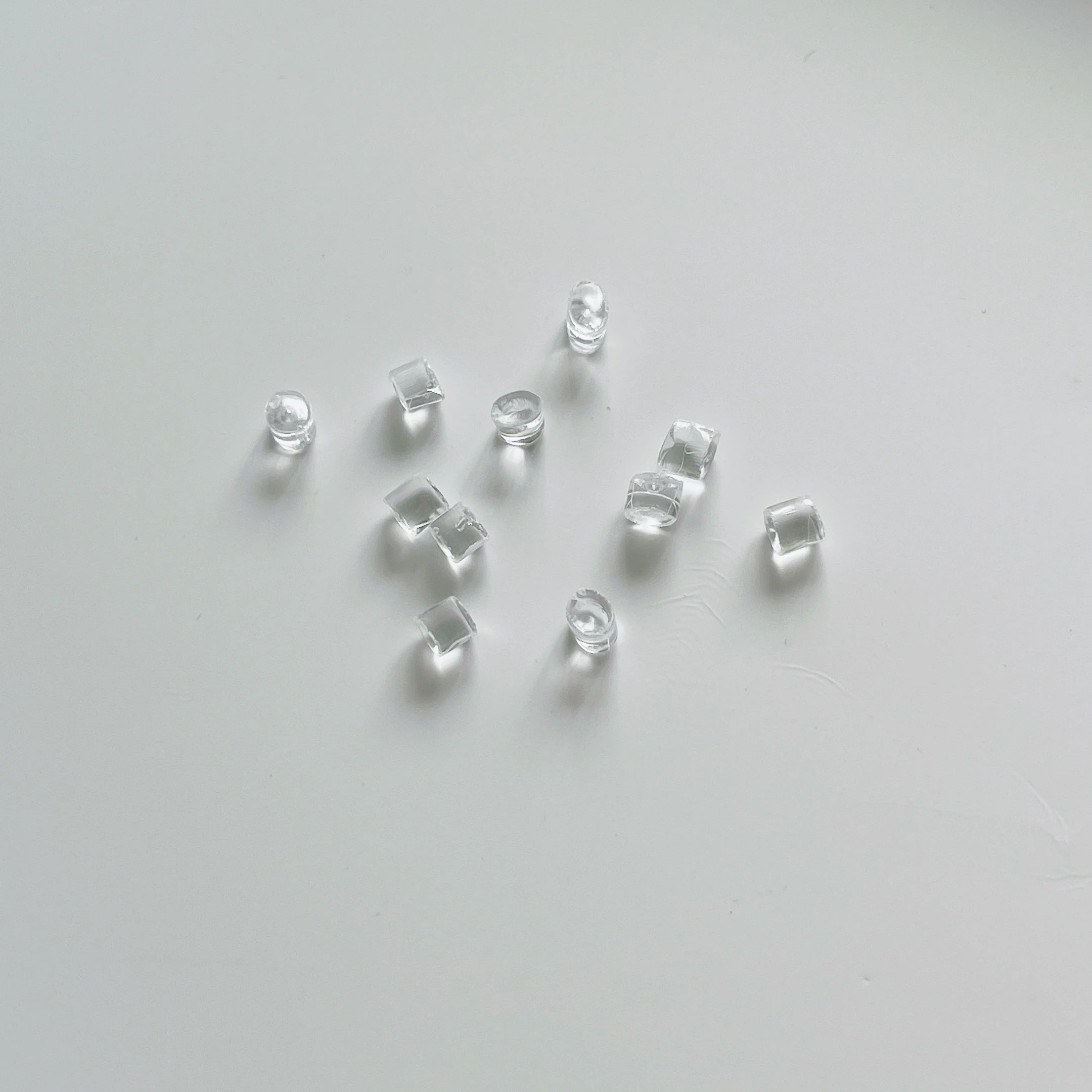 100g Fake Ice Cube Transparent Plastic Ice Model for DIY Slime Beer Drinks Artificial Decorations