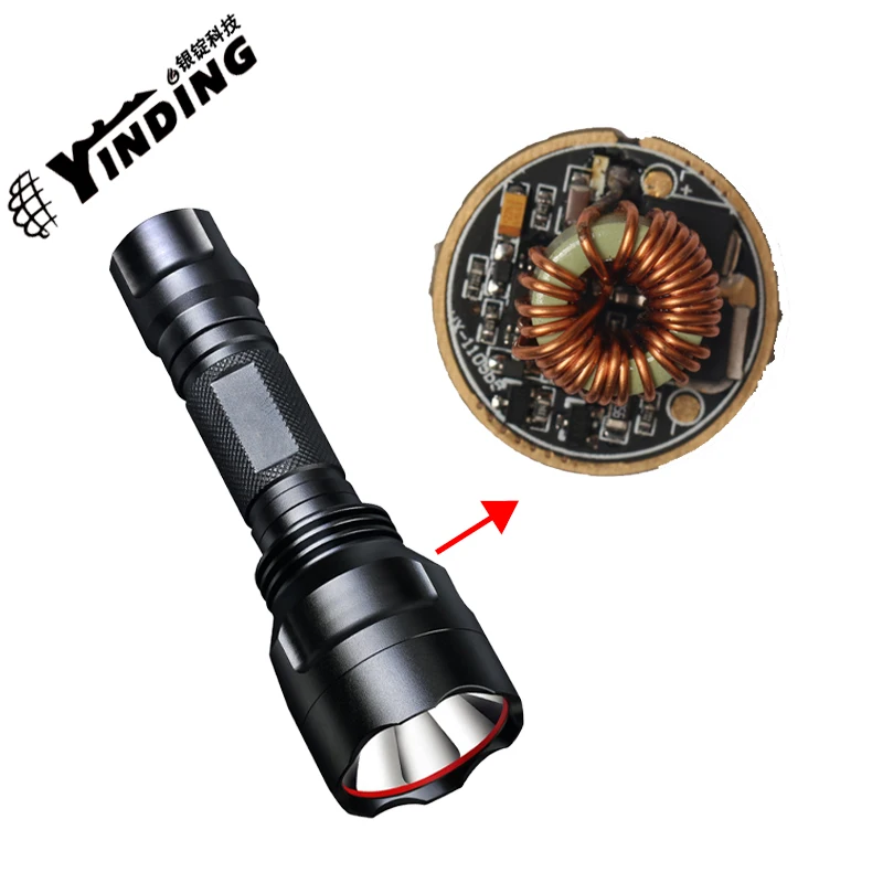 Imagem -01 - Driver Lanterna Modos 26 mm 715v Placa de Circuito para Faça Você Mesmo Peças Acessórios da Tocha Qd-sst50 Peças driver lanterna modos 26 mm 715v placa de circuito para faca voce mesmo pecas acessorios da tocha qd sst50 pecas 01