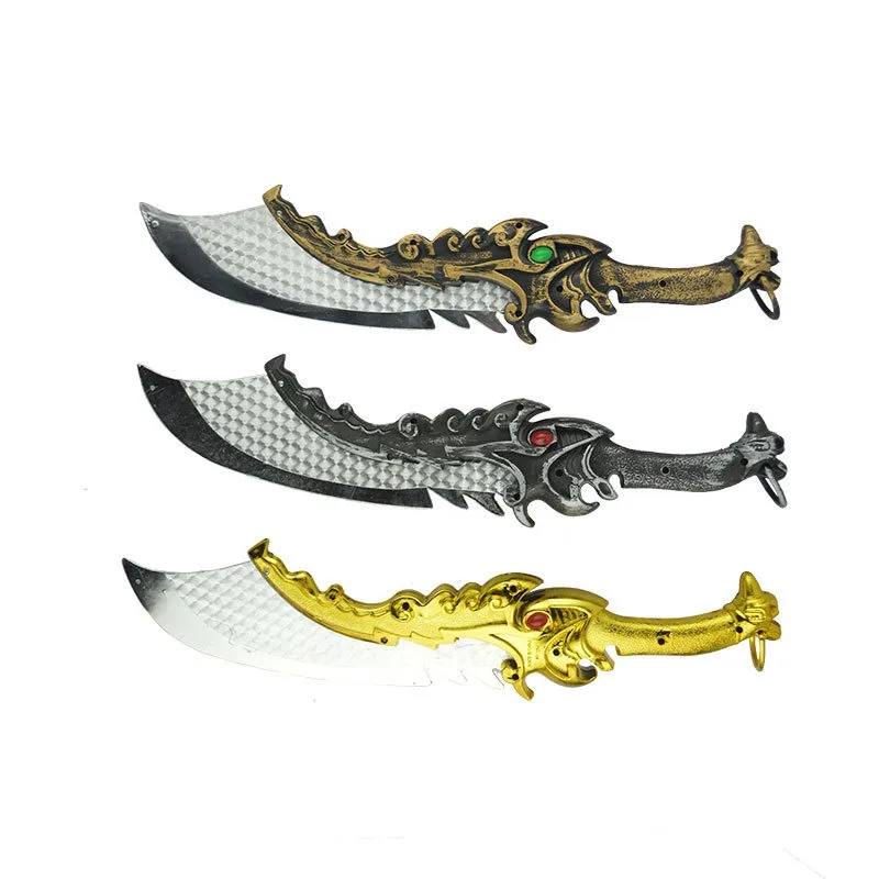 Children's toys swords plastic axes performing the king's sword boy simulation weapons sword toys